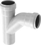 ACO Pipe rozsdamentes acél tokos cső egyoldali nyújtott ágidom gumitömítéssel